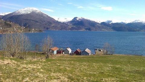 Norfjord, Norway in all it's glory A spectacular view towards one of Norways many fjords, this is Nordfjord. Along Nordfjord there are many local villages, and the place were this picture is taken is called Davik. Many people has their boathouses along this fjord and has their livelyhood here. Geotagged,Nordfjord,Norway,boathouse,fjord,landscape,nature