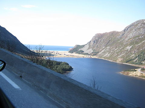 Magnificant view to the Refvik beach in Norway  Beach,Geotagged,Landscapes,Mountains,Norway,Refvik beach,landscape,nature