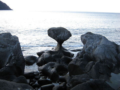 Kannesteinen, Norway ThIs stone is a famous touristattraction in Norway. The stone has been formed by the Atlantic ocean for many many years. Many people have been climbing to the top of it. Atlantic Ocean,Geotagged,Kannesteinen,Norway