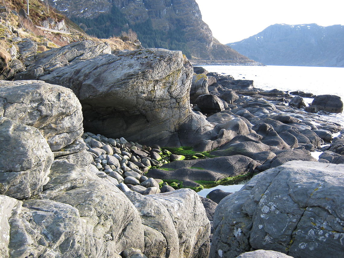 Rocks formed by The Atlantic Ocean  Atlantic Ocean,Geotagged,Kannesteinen,Landscapes,Norway,landscape