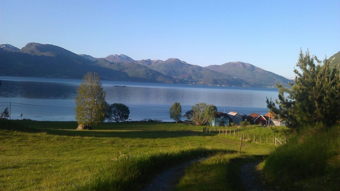 Davik, Nordfjord, Norway  Fjord,Geotagged,Landscapes,Norway,boathouse,fjords,landscape,nature