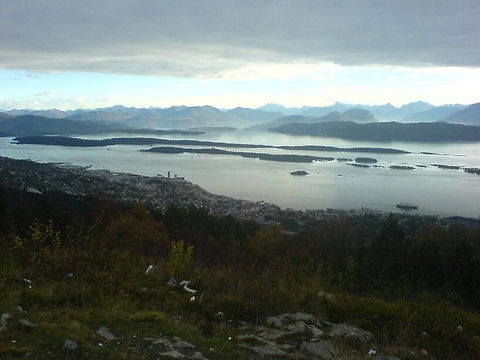Sunnm&oslash;rsalpene, Norway The mountains you see in this picture, is very popular in Norway they are popularly called "Sunnm&oslash;rsalpene". This picture was taken from the mountainside over the city of Molde. Fannefjorden,Geotagged,Landscapes,Mountains,Norway,landscape,nature