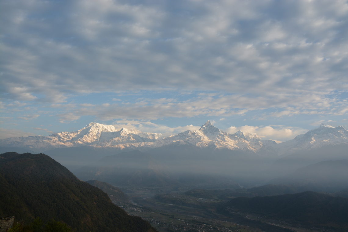 Sarangot, Pokara, Nepal  Geotagged,Nepal,Winter