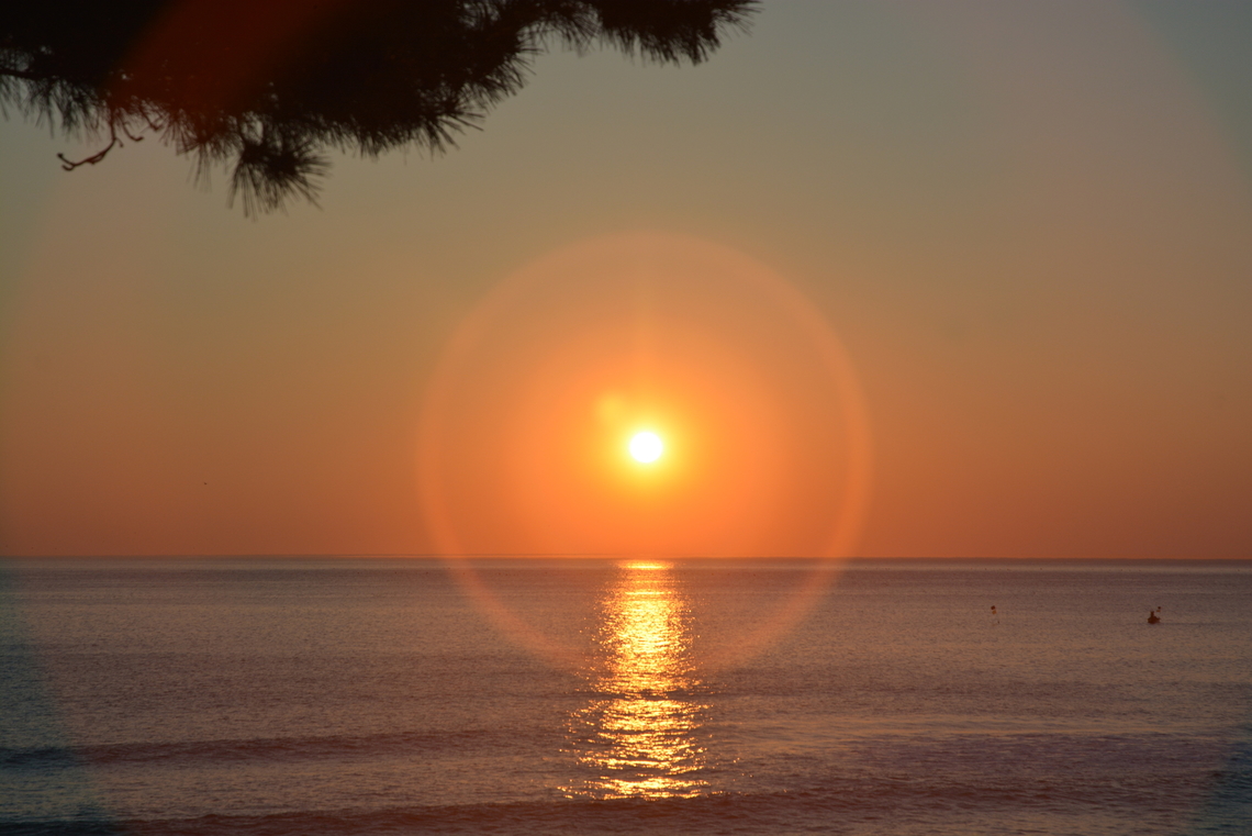 Rising Sun from East sea, 정동진  Geotagged,Right East.,South Korea,정동진