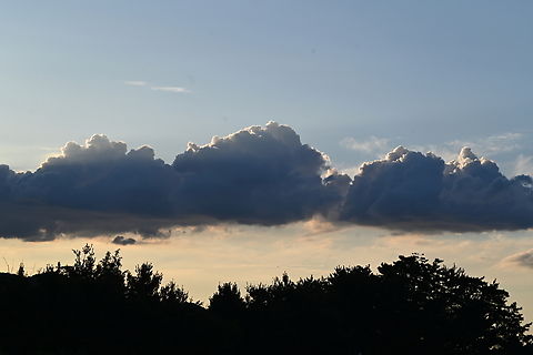 Hill like clouds  Geotagged,South Korea,Summer,clouds