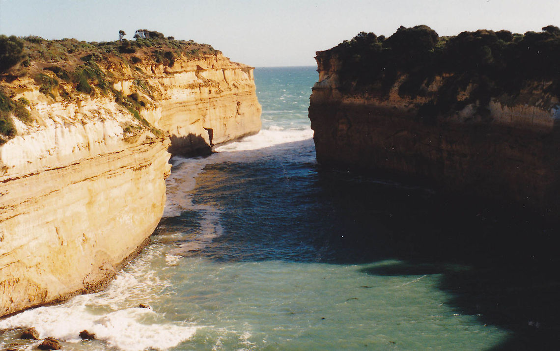 Loch Ard Gorge. Port Campbell Nat. Park, Vic Australia 3rd of June 1878 the 250ft iron hulled clipper Lock Ard struck a reef and sank.  Of the 54 people on board only 2 survived. Hence the name of the Gorge. Australia,Geotagged