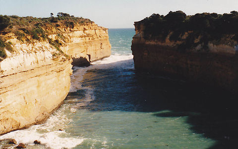 Loch Ard Gorge. Port Campbell Nat. Park, Vic Australia 3rd of June 1878 the 250ft iron hulled clipper Lock Ard struck a reef and sank.  Of the 54 people on board only 2 survived. Hence the name of the Gorge. Australia,Geotagged