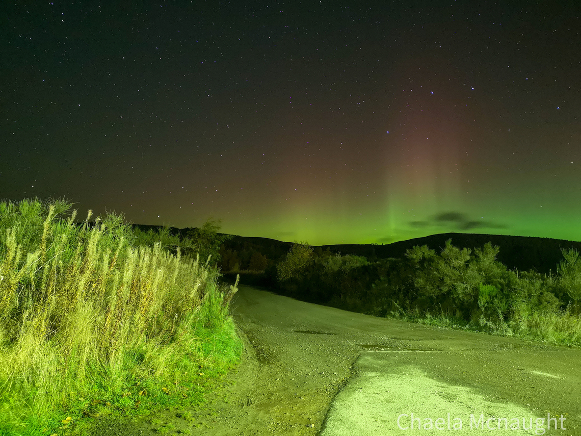 Aurora Borealis over fyrish monument Aurora lighting up the skies on Friday night 28/10/22 taken on Huawei p20 Pro  Fall,Geotagged,Natural events,Scotland,United Kingdom,aurora borealis,highlands,nature,night,northern lights,sky,stars