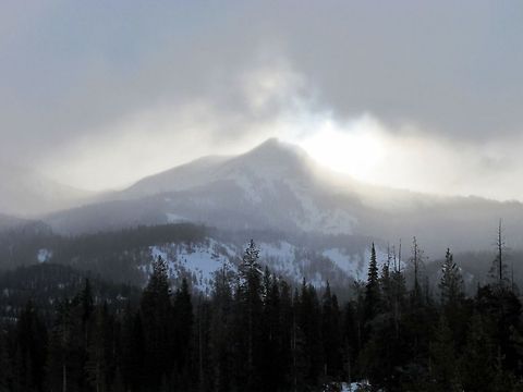 Before the Storm Clouds ready to dump inches of snow form over the Bridger Teton National Forest. Geotagged,Mountains,National Forest,United States,Wyoming