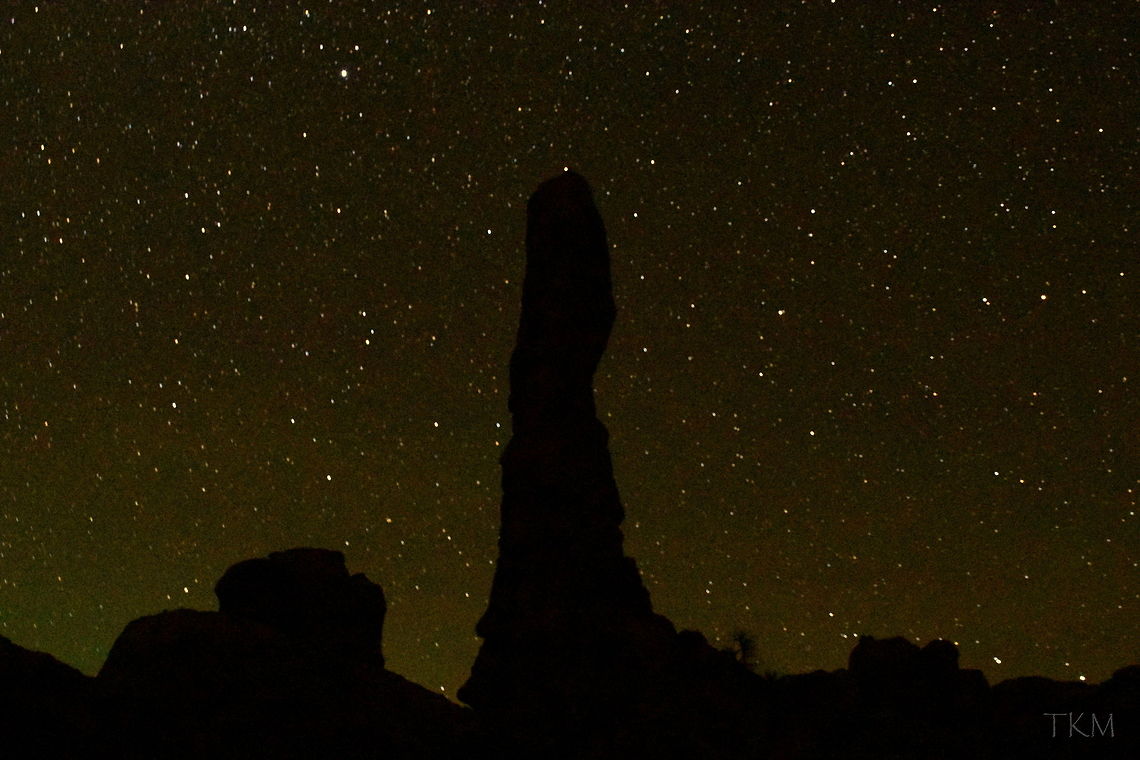 The Great Wall - Night Photography This photo is from a collection of my first attempt at open bulb night photography. In this photo, the great wall, as it is called, from Arches National park is shown against a desert sky illuminated with countless stars. Arches National Park,Geotagged,Night,United States,Utah