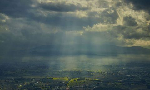 after the rain  Clouds,Landscapes,Light beam,Skyscapes,environment,nature