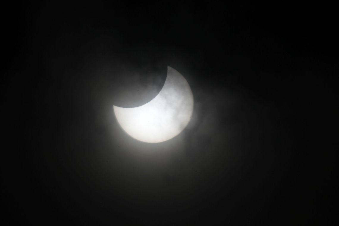 Solar Eclipse in Bangalore - 21 Jun 2020 Used Water Reflection to capture the Sun&#039;s image without any Solar Filter Geotagged,India,Natural events,Summer