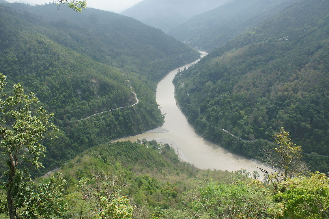 Confluence of tista and rangit rivers, West Bengal and sikkim  River