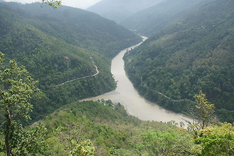 Confluence of tista and rangit rivers, West Bengal and sikkim  River