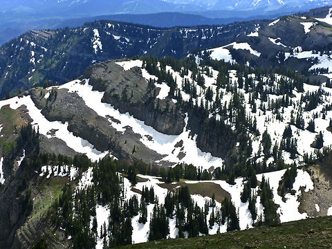 Atop The Tetons Beautiful landscape view of the top of the Teton mountain ranges. Grand Teton National Park,Landscapes,Wyoming
