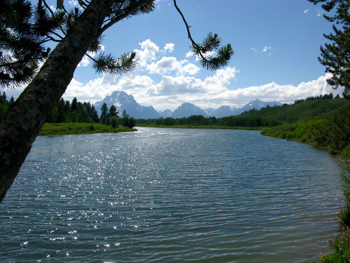 Teton National Park Snake River 1 A wide river curls like a snake in Teton National Park. Grand Teton National Park,Landscapes,River,Wyoming