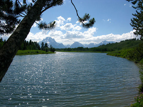Teton National Park Snake River 1 A wide river curls like a snake in Teton National Park. Grand Teton National Park,Landscapes,River,Wyoming