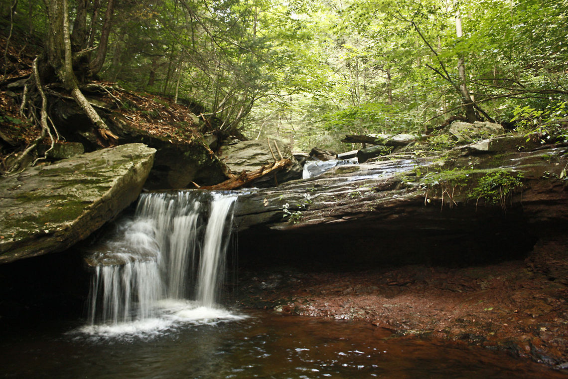 Ricketts Glen Falls 6 Beautiful landscape composition of a waterfall greek at Glen Falls. Stream,Waterfall
