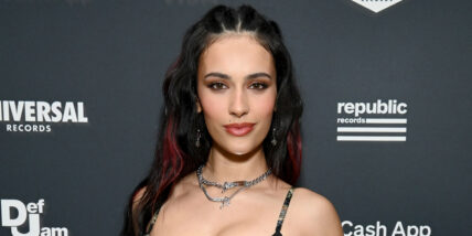 Kylie Cantrall poses at a pre-Grammys Event