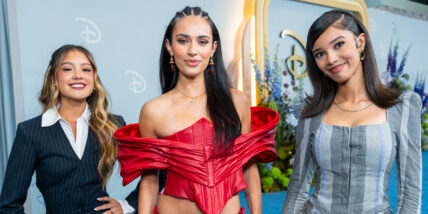 Liamani Segura, Kylie Cantrall and Malia Baker at Disney Upfronts