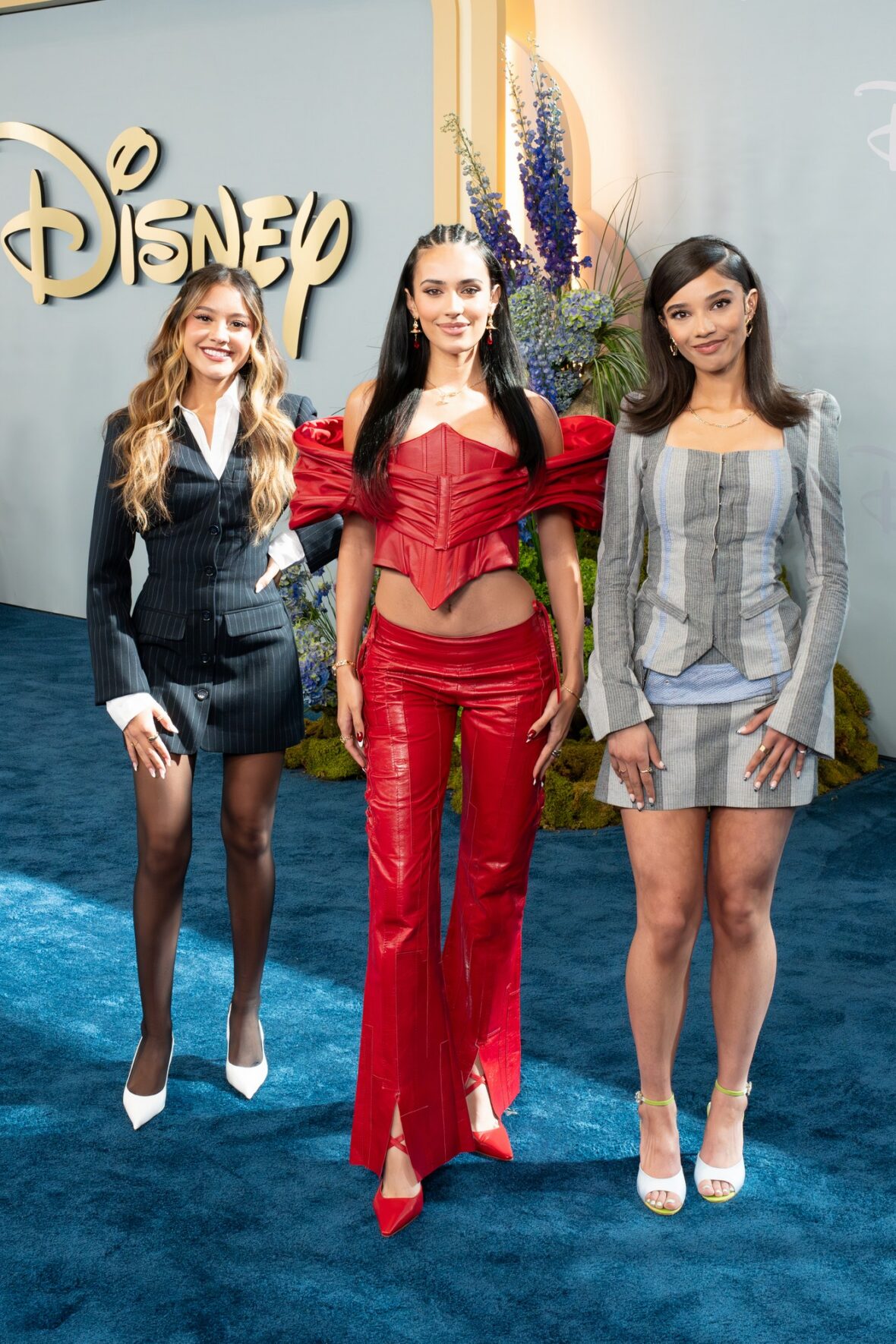 Liamani Segura, Kylie Cantrall and Malia Baker at Disney Upfronts
