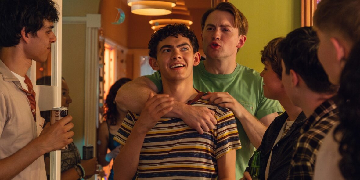 Joe Locke and Kit Connor in Heartstopper Forever still