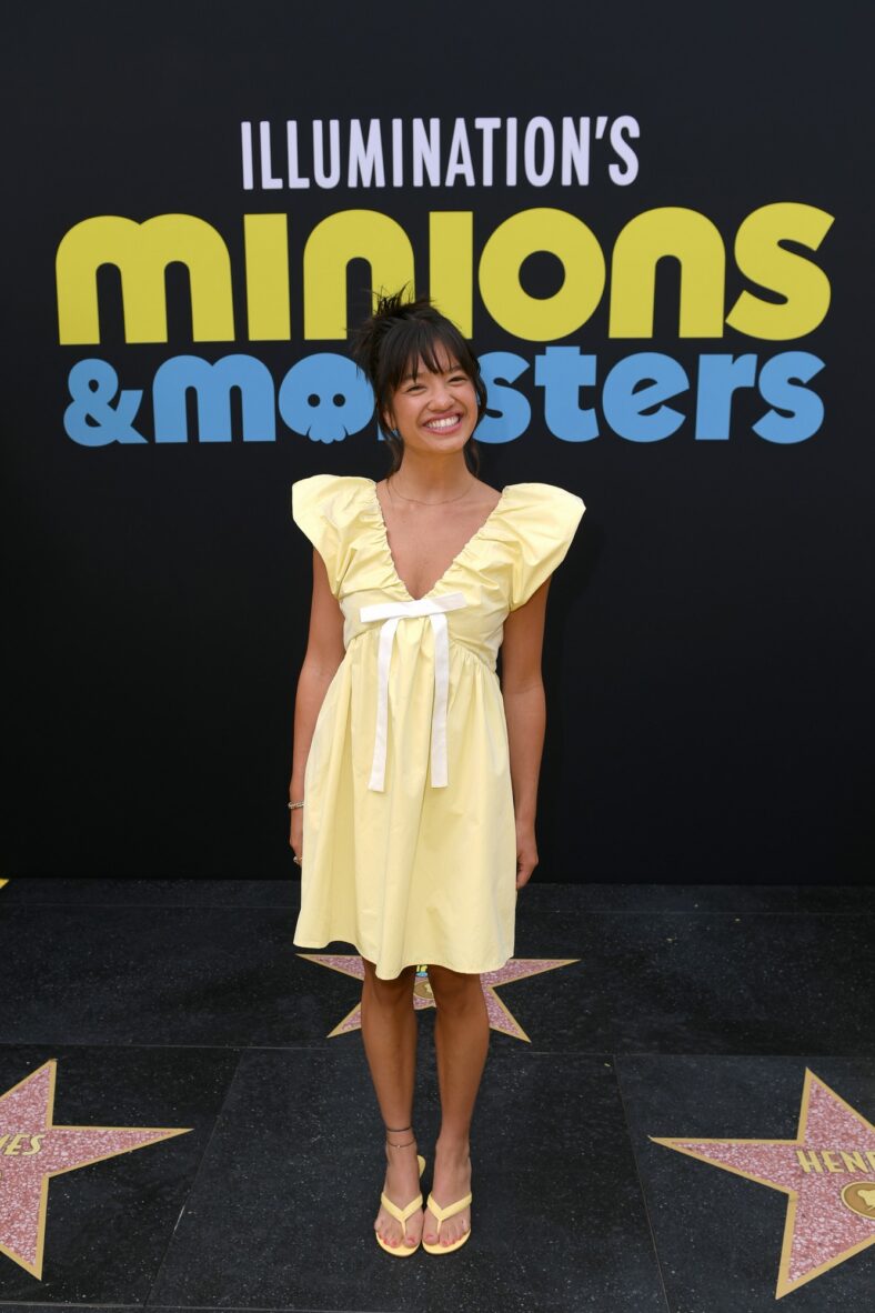 Peyton Elizabeth Lee attends Minions & Monsters premiere