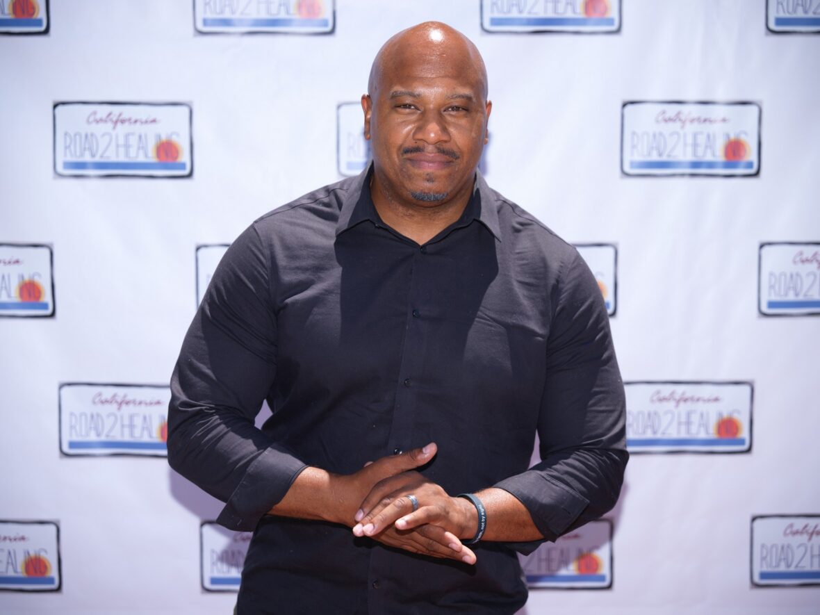 Maurice Hall at the Road to Healing Premiere