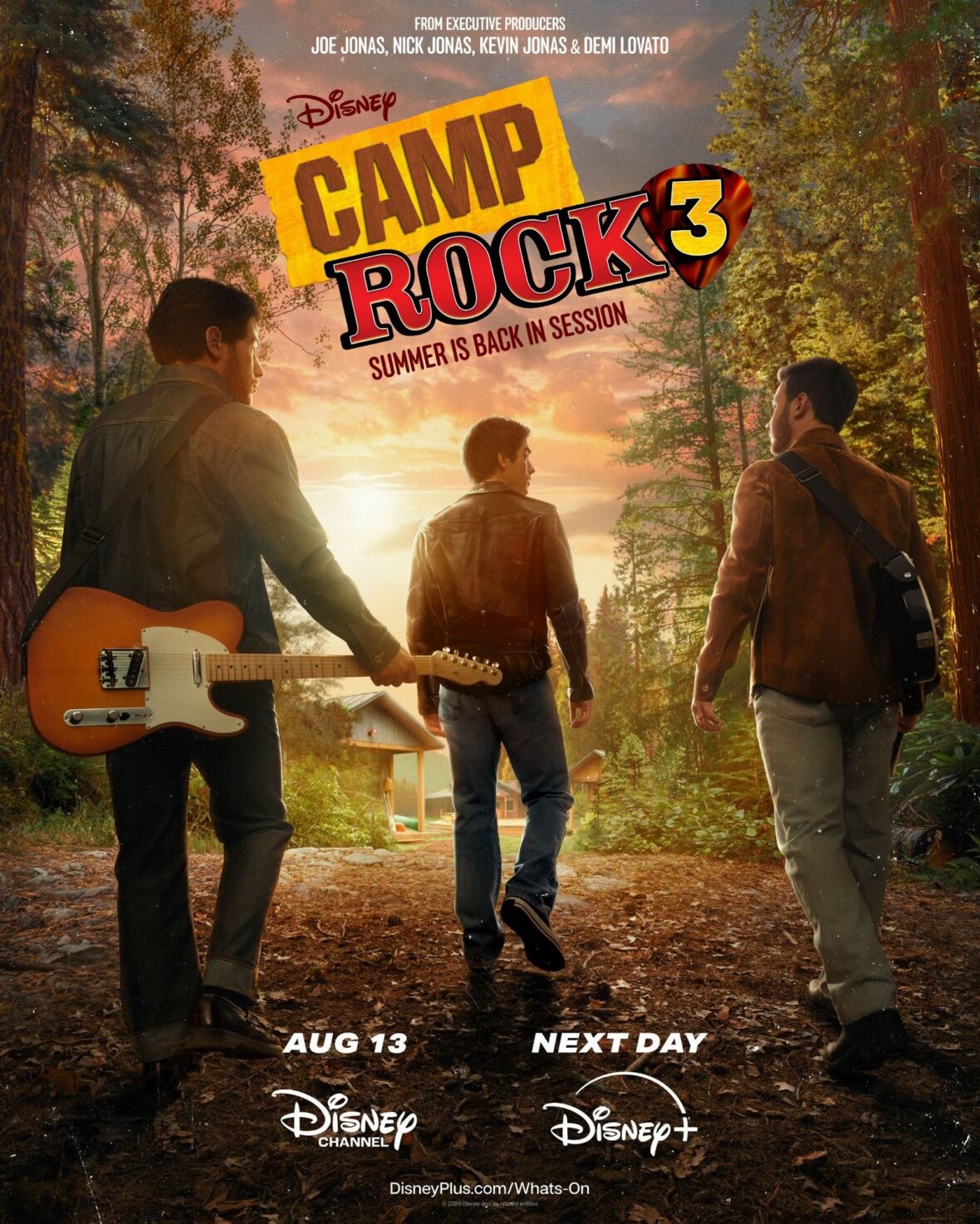 Jonas Brothers on new Camp Rock 3 poster