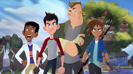 Still from animated The Last Kids on Earth series