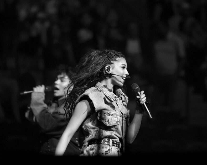 Malia Baker performs during the Descendants/Zombies Worlds Collide Concert Tour special