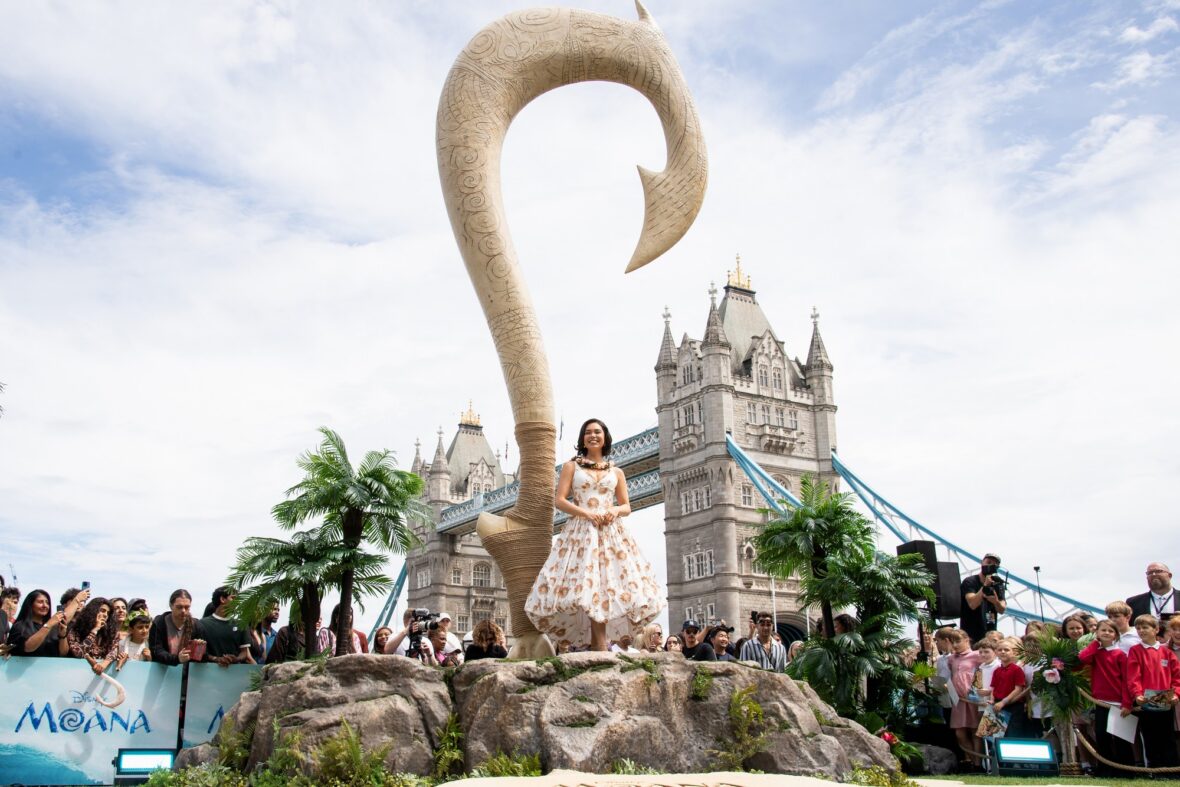 Auli'i Cravalho attends Moana photo call in London