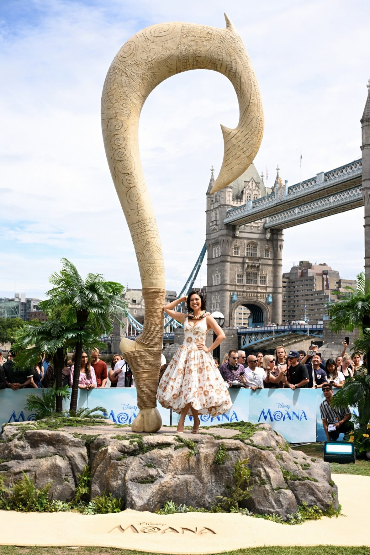 Auli'i Cravalho attends Moana photo call in London