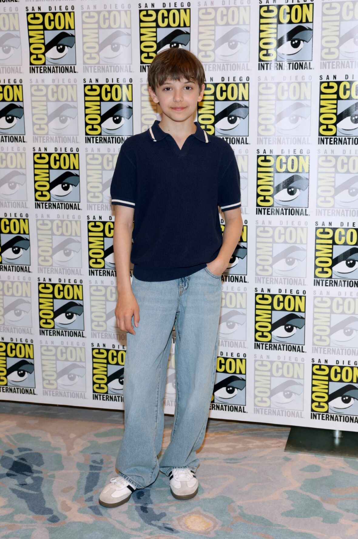 Levi Chrisopulos attends Percy Jackson panel at San Diego Comic-Con