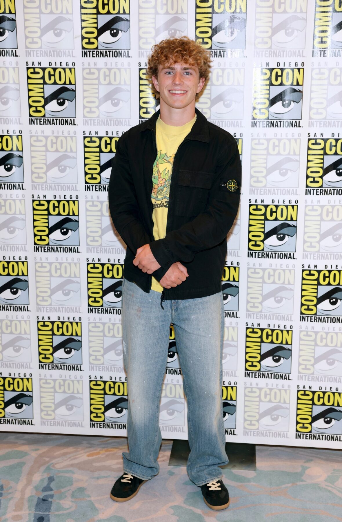 Walker Scobell attends Percy Jackson panel at San Diego Comic-Con