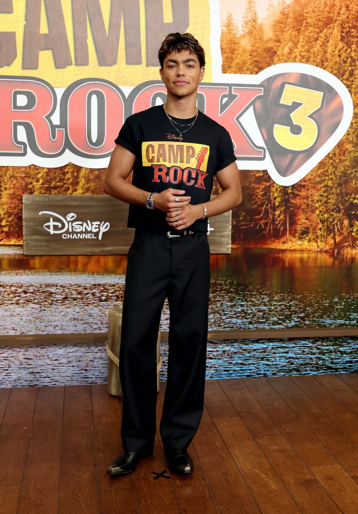Malachi Barton poses at the Camp Rock 3 premiere