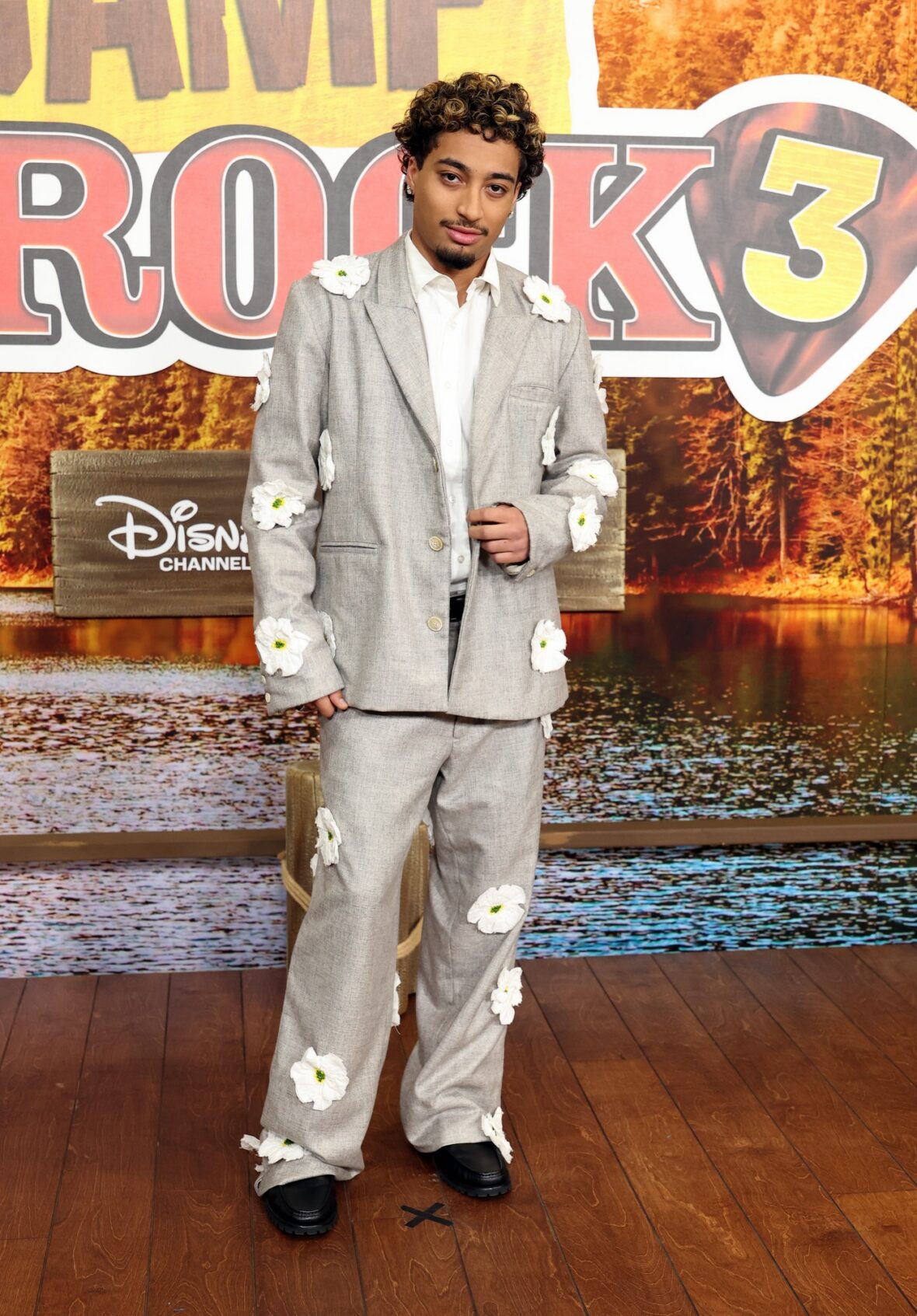 Orlando Lucas poses at the Camp Rock 3 premiere