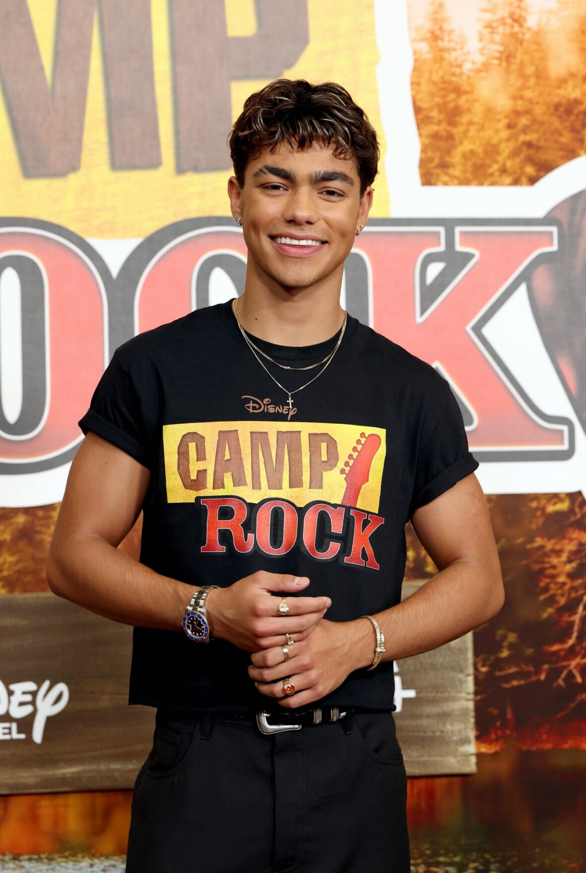 Malachi Barton poses at the Camp Rock 3 premiere