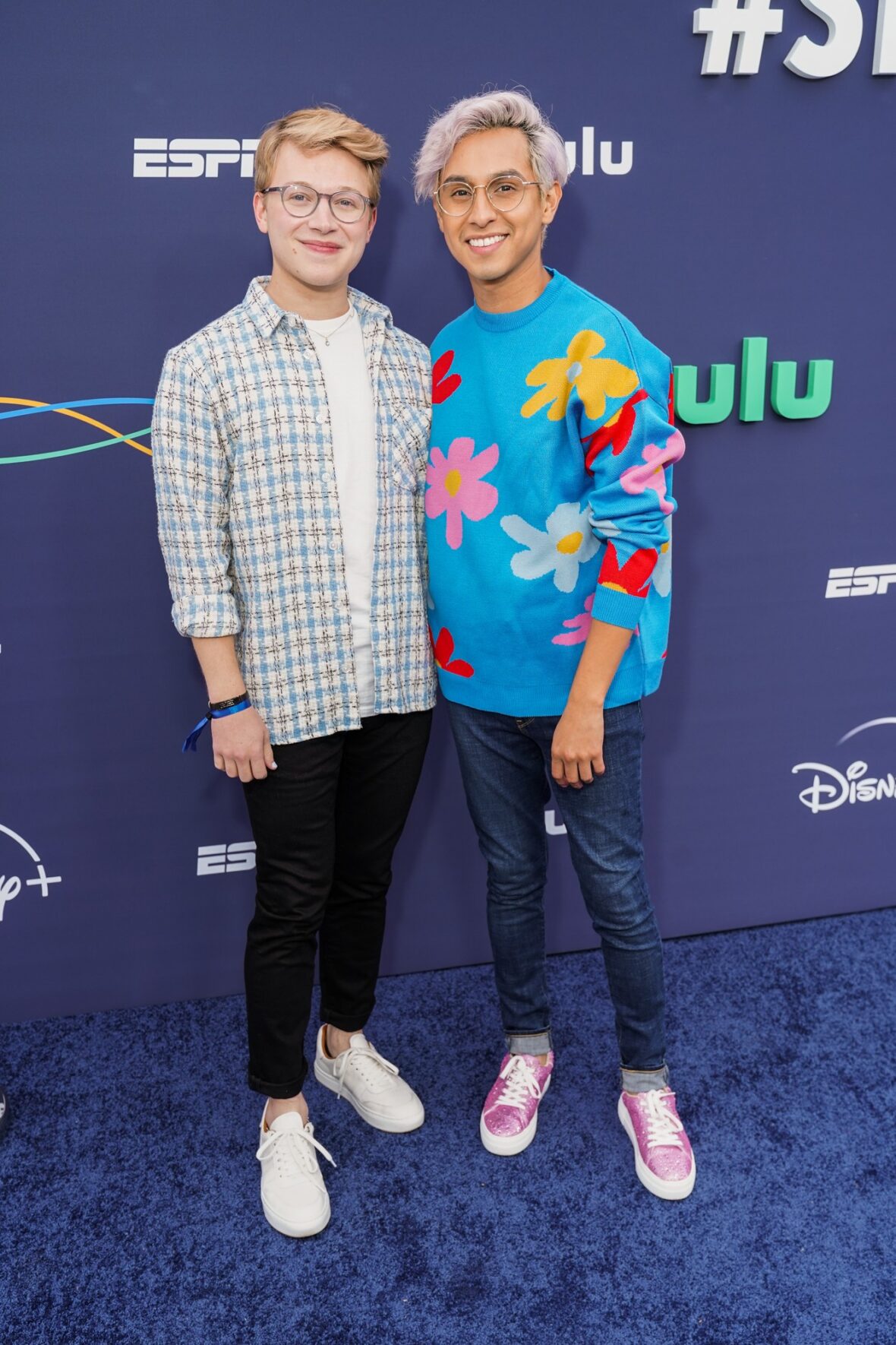Frankie A Rodriguez and Joe Serafini on red carpet