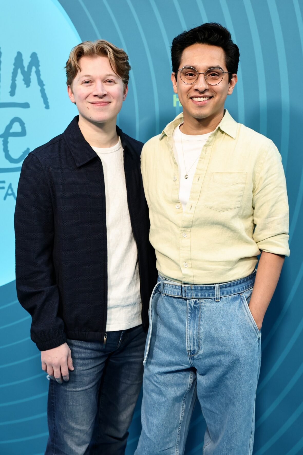 Frankie A Rodriguez and Joe Serafini on red carpet