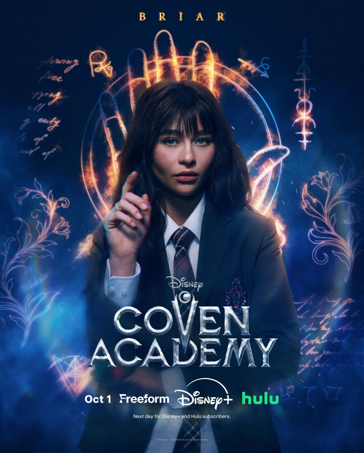 Character poster for Malina Pauli Weissman as Briar in Coven Academy