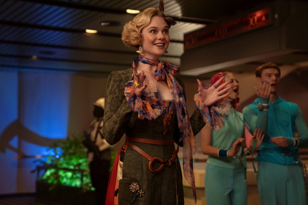 Still of Elle Fanning in The Hunger Games: Sunrise on the Reaping