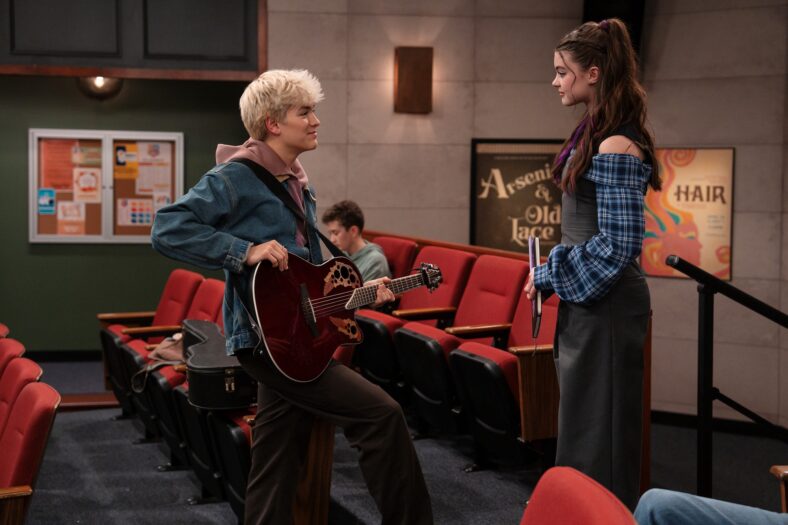 Still of Hudson Stone and Kenzi Richardson in Vampirina: Teenage Vampire season two