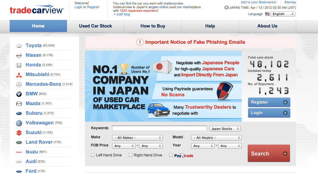 Used Japanese Cars Visit