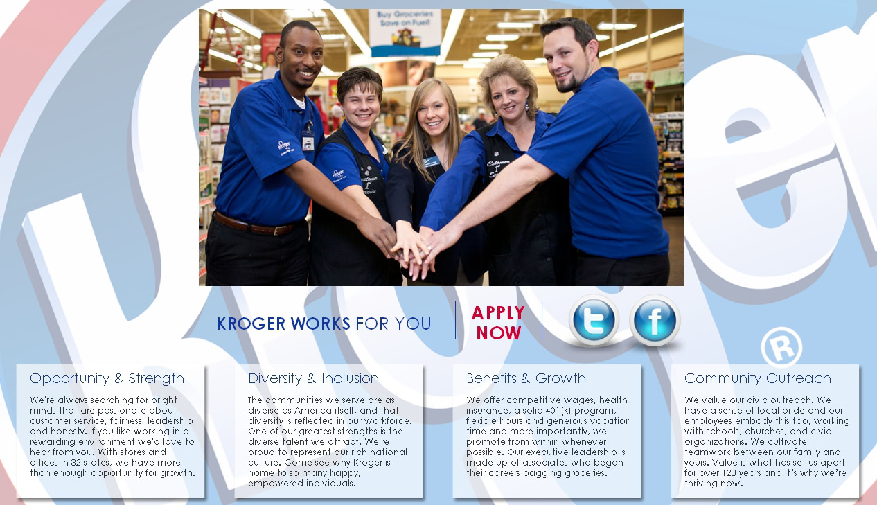 Get A Job At A Kroger Supermarket