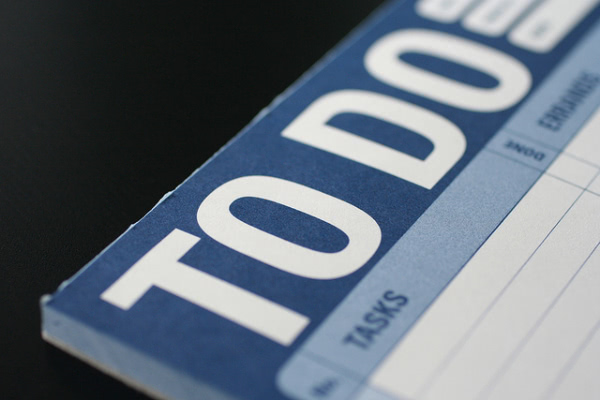 Keep on track with an organized to-do list.