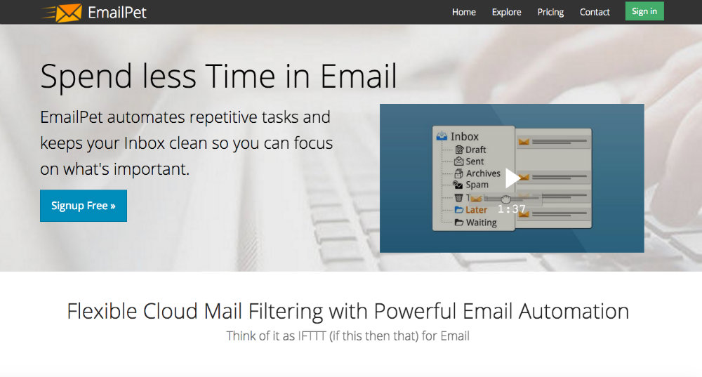 emailpet landing