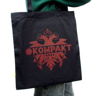 Product picture for Kompakt Dot Eagle - black bag with red print