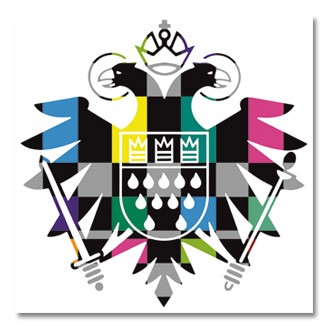 Product picture for Black/Coloured Poster Speicher Logo