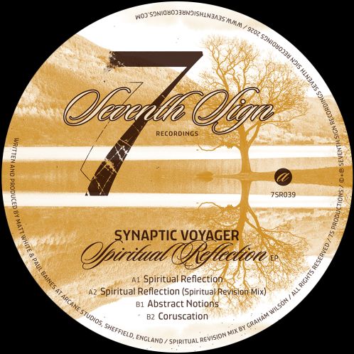 Synaptic Voyager – Spiritual Reflection EP vinyl cover